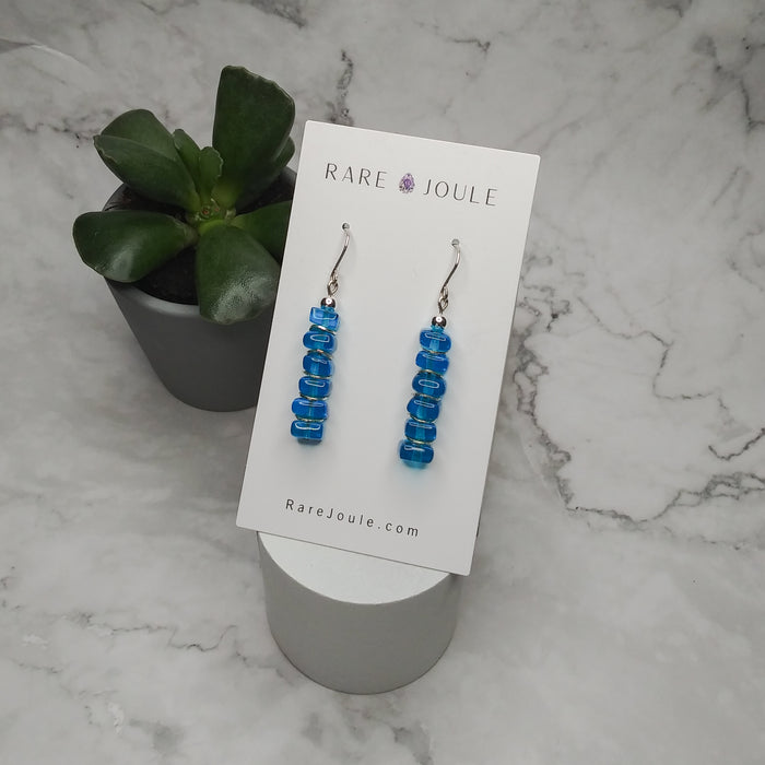 Turquoise Cascade Earrings